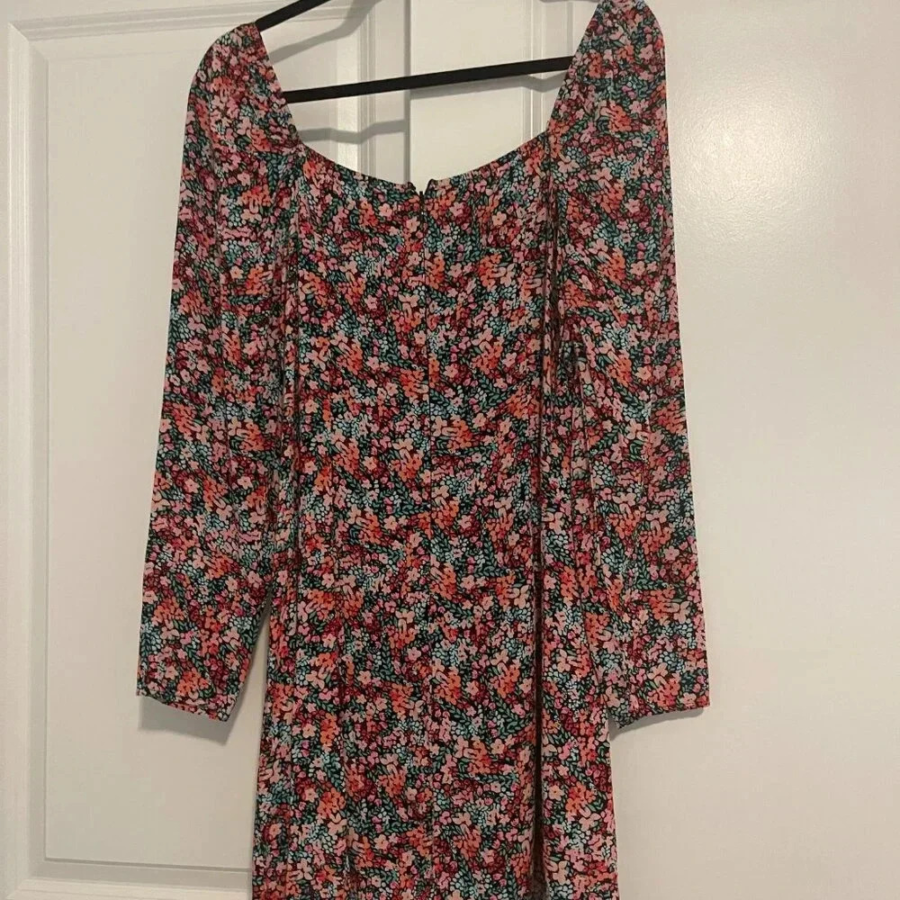 BP. Floral Print Mini Dress | Size XL